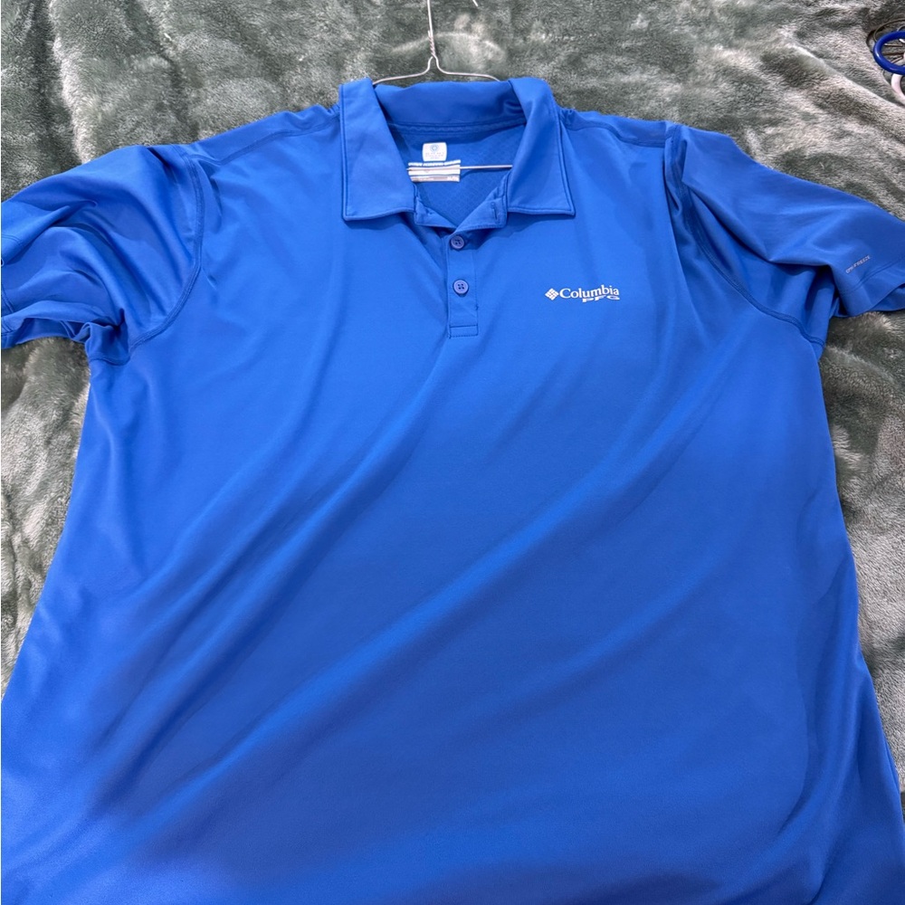 Columbia Men's Vibrant Blue Polo